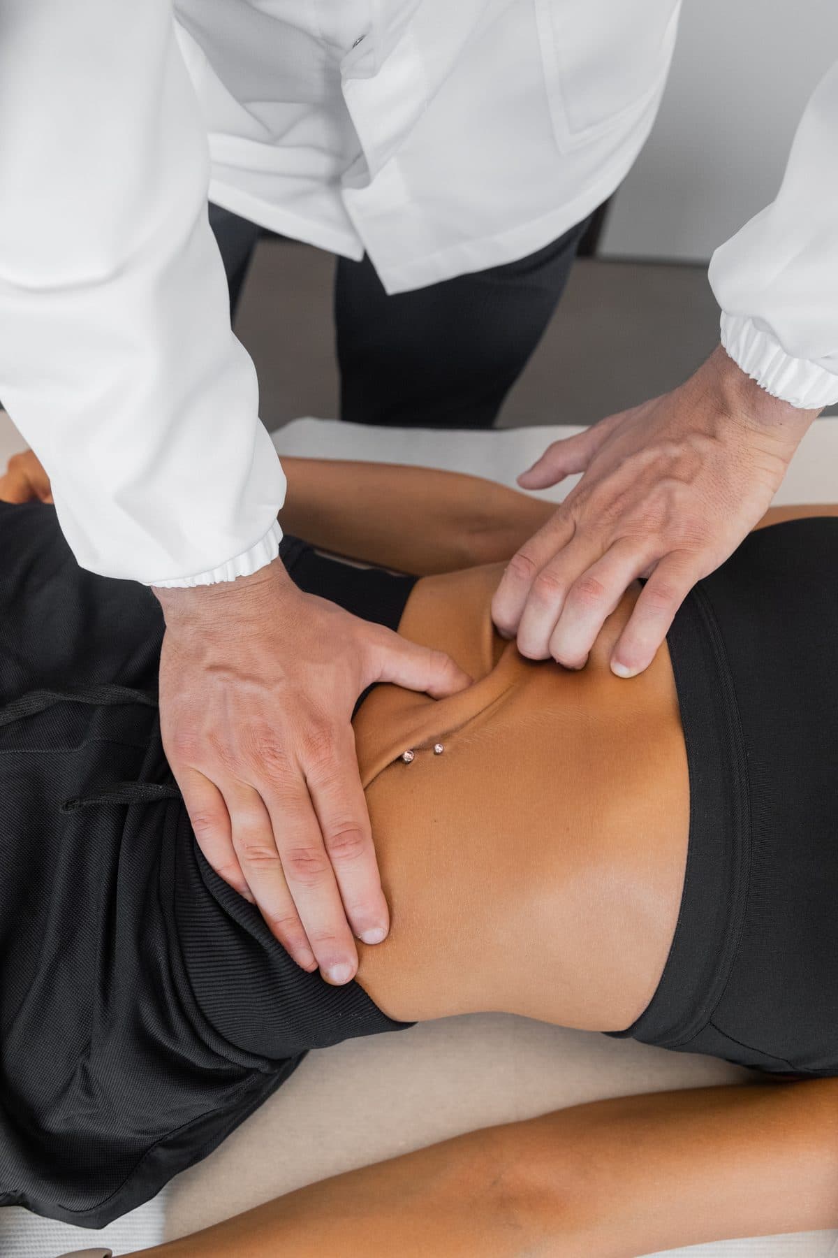 Trattamento osteopatico della zona lombare